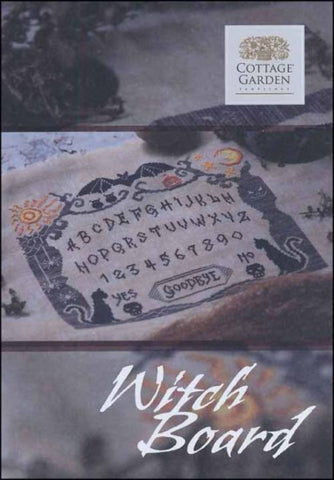 Cottage Garden Witch Board cross stitch pattern