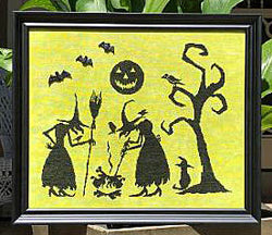 Keslyn's Witches Brew Halloween cross stitch pattern
