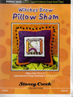 Stoney Creek Witches Brew Pillow Sham SCP01 cross stitch fabric