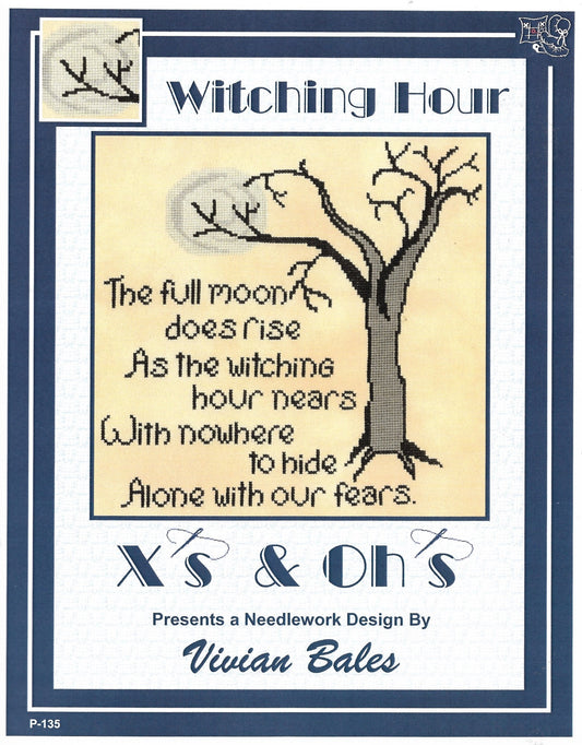 X's & Oh's Witching Hour P-135 halloween cross stitch pattern