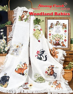 Stoney Creek Woodland Babies BK455 cross stitch booklet