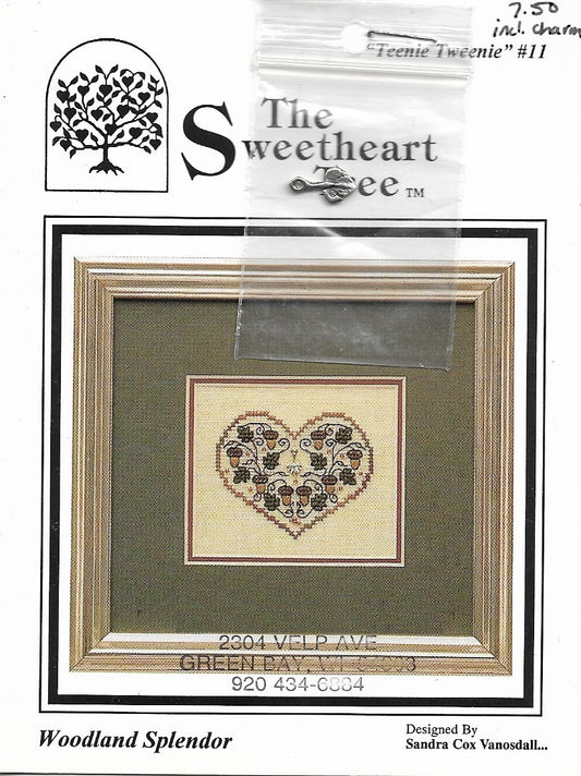 Sweetheart Tree Woodland Splendor Teenie Tweenie 11 cross stitch pattern