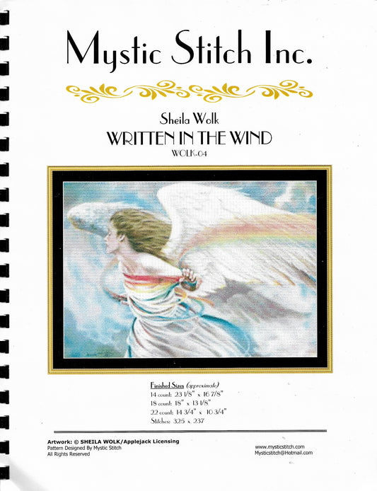 Mystic Stitch Written In The Wind WOLK-04 cross stitch pattern