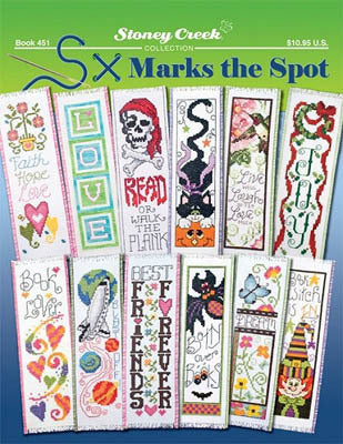 Stoney Creek X Marks the Spot bookmark BK451 cross stitch pattern