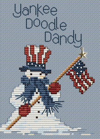 Sue Hillis Yankee Doodle Dandy PS119 cross stitch pattern