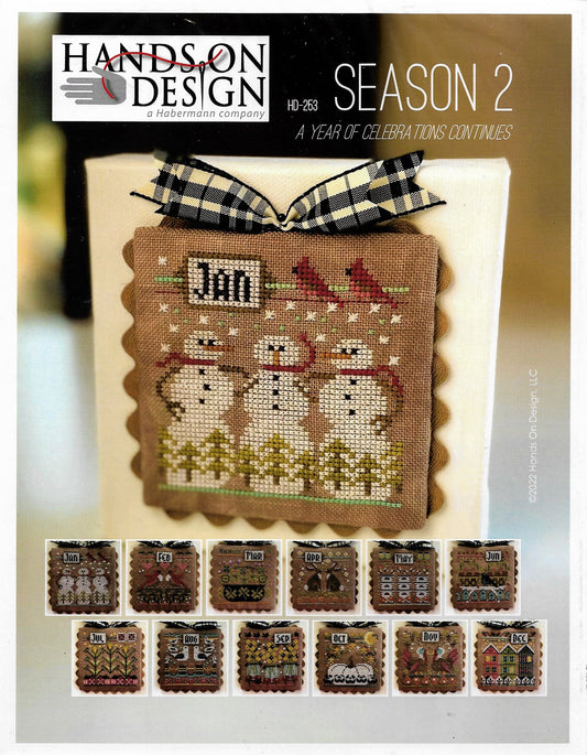 Hands on Design A Year of Celebrations Season 2 HD-253 cross stitch pattern
