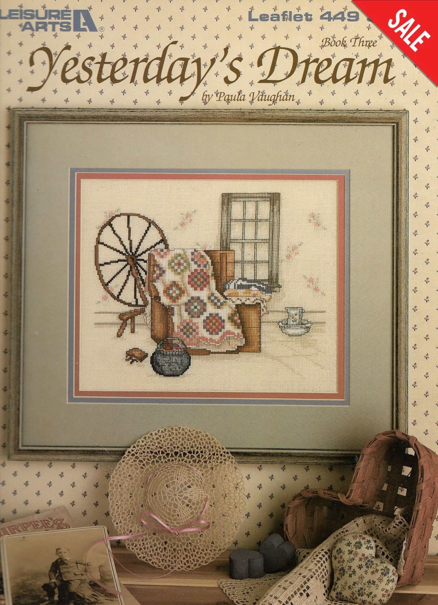 Leisure Arts Paula Vaughan Yesterday's Dreams 449 cross stitch