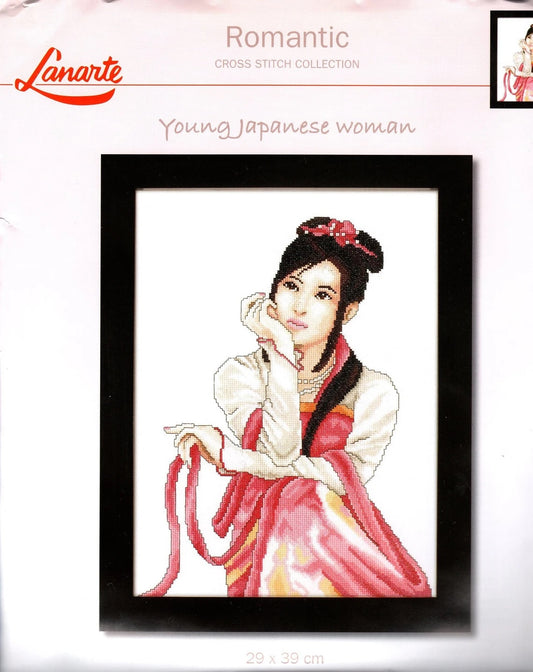 Lanarte Young Japanese Woman 35085A asian cross stitch kit