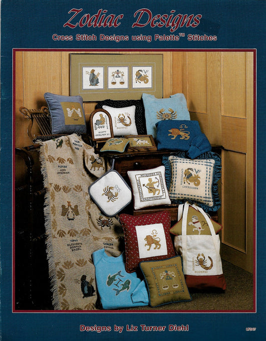 Liz Turner Diehl Zodiac Designs cross stitch pattern